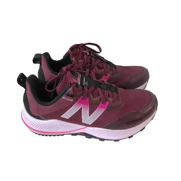 NEW Balance Trail Dynasoft Maroon Coloured  Sneakers Size 8 - Picture 1 of 6